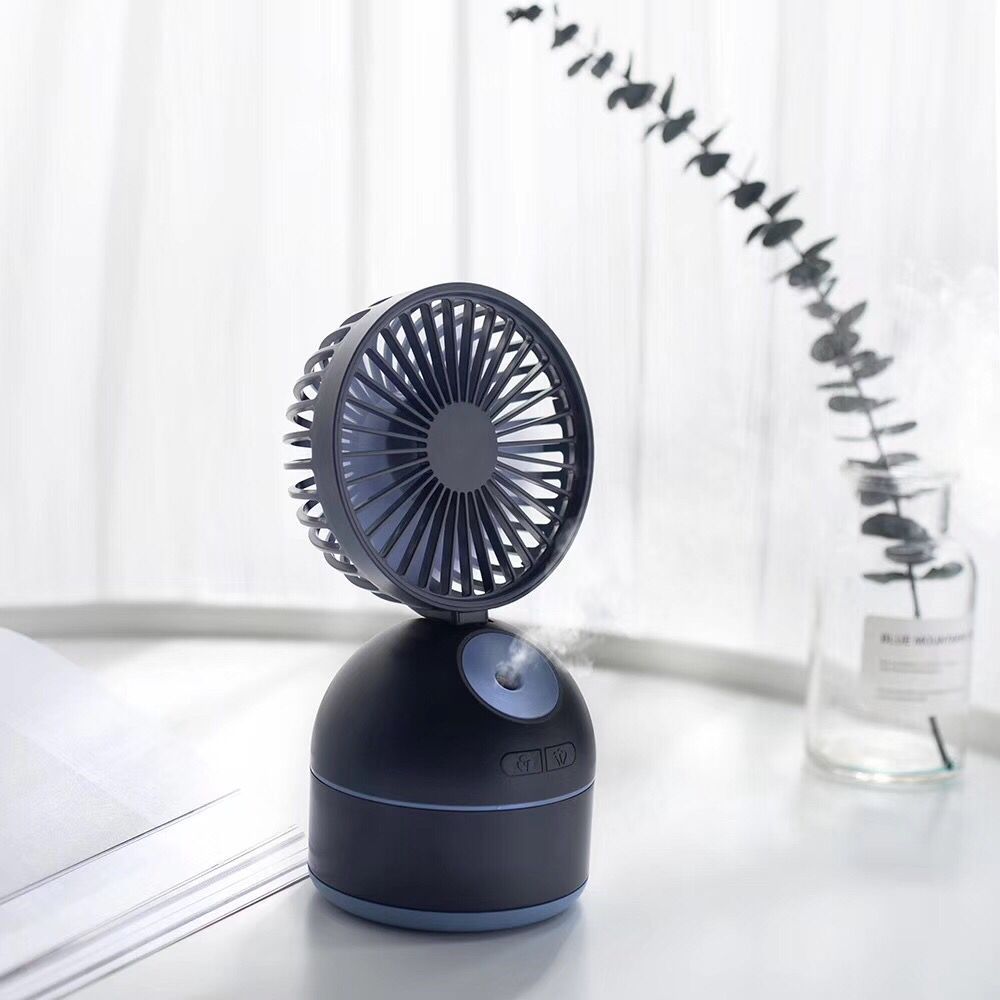 Mini new desktop fan invincible silent mobile phone wireless charging office Electric Laptop Fan - Minihomy