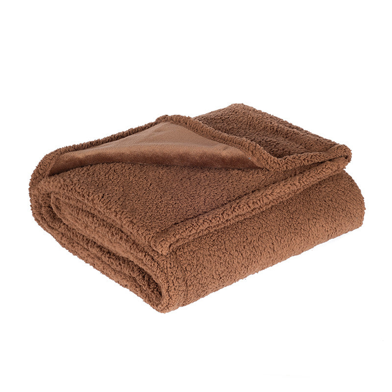 Pet Waterproof Sherpa Thickened Pet Blanket Kennel - Minihomy