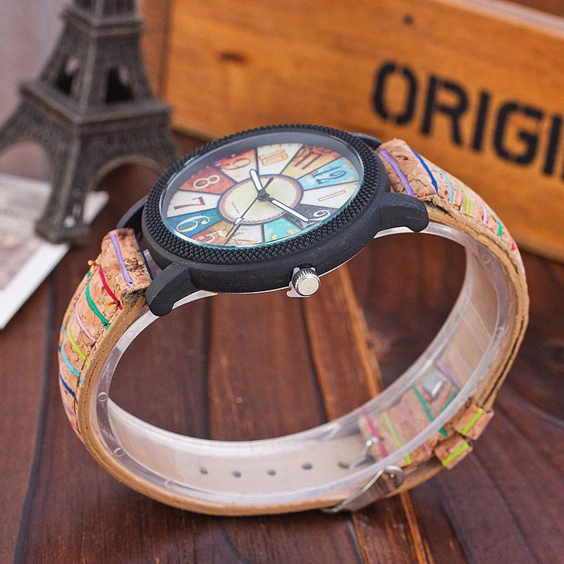 Casual Vintage Leather Women Quartz Wrist Watch Gift Clock - Minihomy