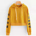 Crop pullover top sweatshirt women - Minihomy