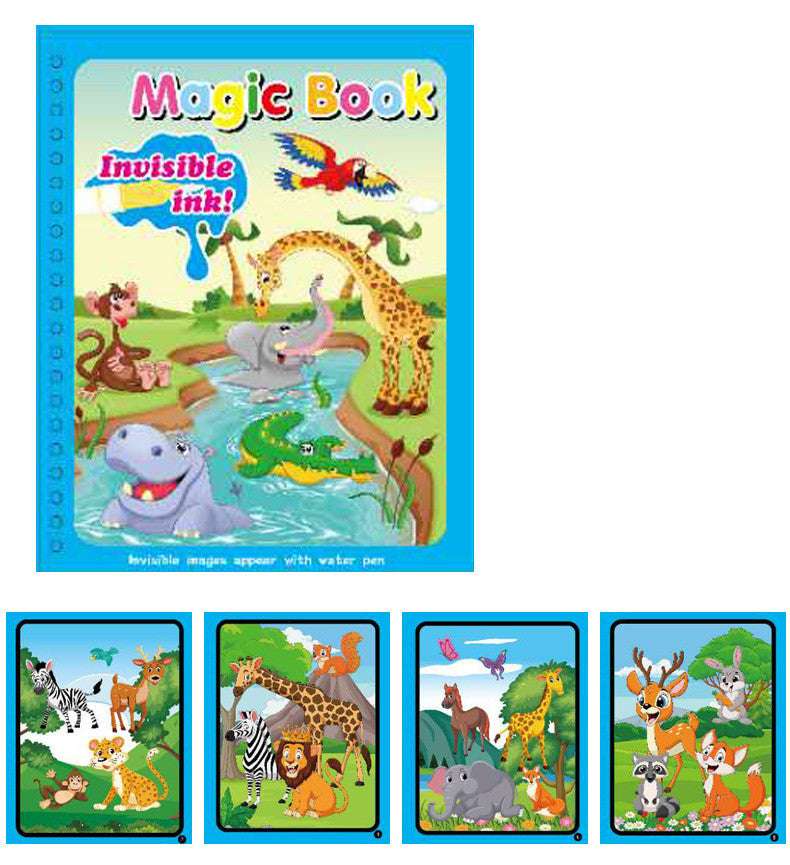 Magic Water Painting Book for Kids: Coloring & Activity Book - Minihomy