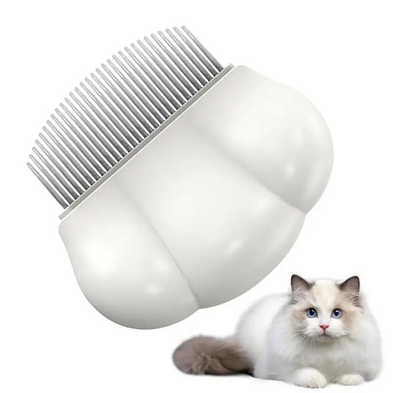 Pet Grooming Comb for Dogs Cats Rabbits - Detangling Brush for Shedding & Mats Removal, Comfortable Grip - Minihomy