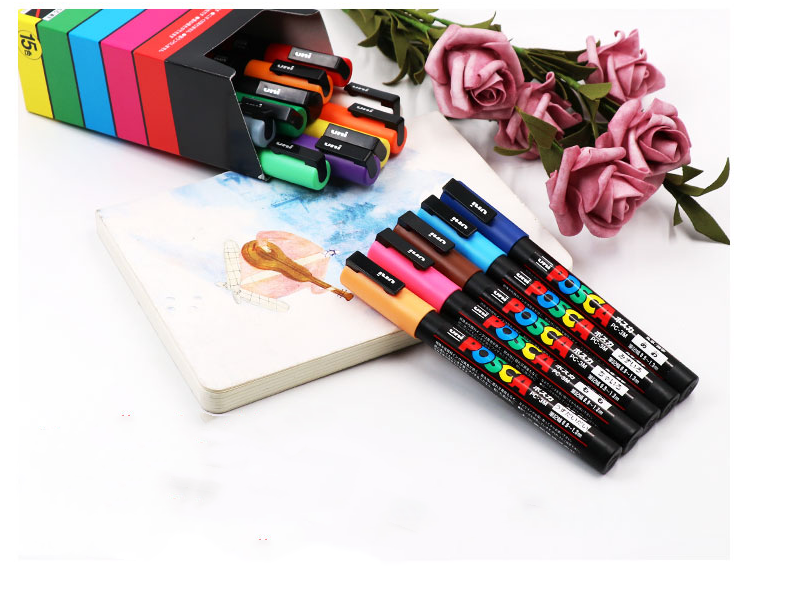 Advertising Pen Doodle 0.9 Acrylic Marker 8 Colors Set - Minihomy