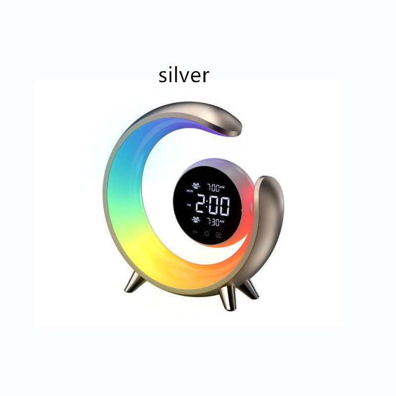 White Noise Dual Alarm Clock Dual Wake-up Touch RGB Colorful