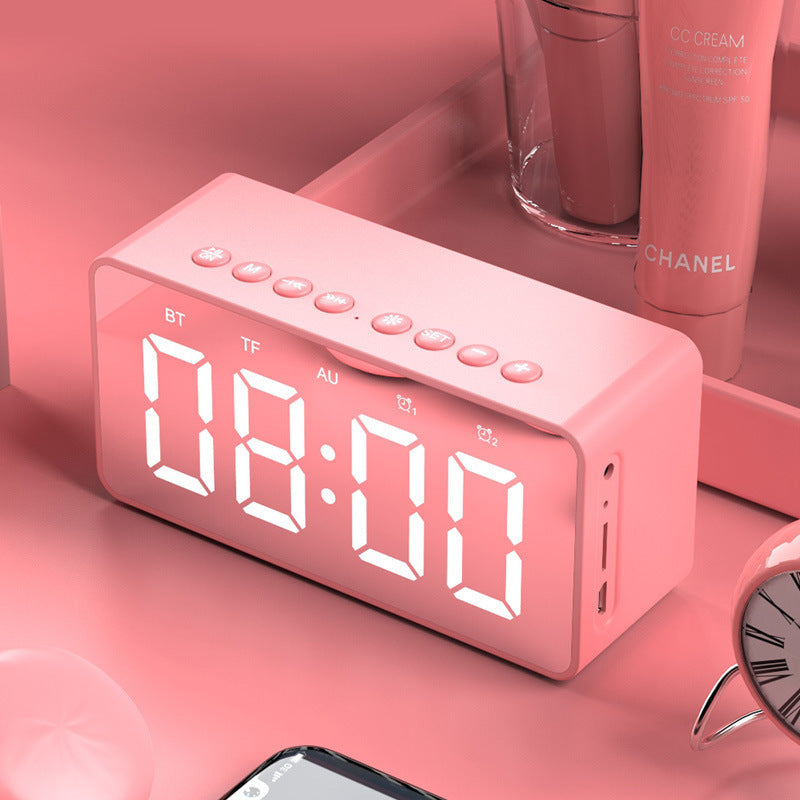 Music Alarm Clock Speaker - Multi-Function Electronic Clock for Creative Students - Minihomy