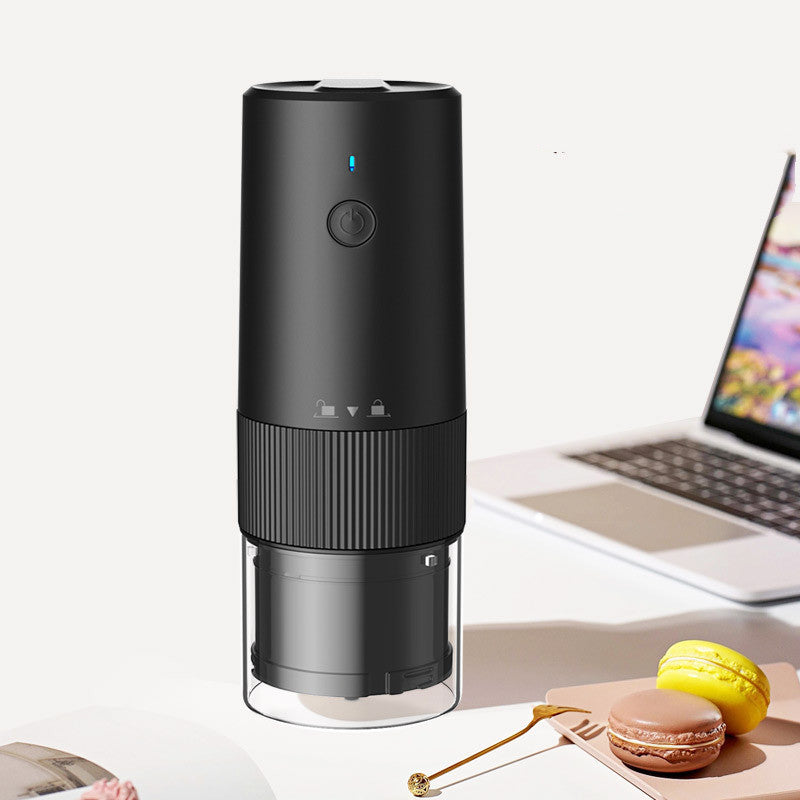 Electric Coffee Grinder: Portable USB Rechargeable Spice Mill for Beans, Nuts, Grains & Pepper - Minihomy