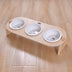 Double Dog Bowl for Cats: Food & Water Supplies - Minihomy