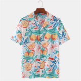 Men's Vacation Style Print Shirt Summer T-shirt - Minihomy