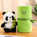 Adorable Simulated Bamboo Tube Flower Panda Pillow - Minihomy