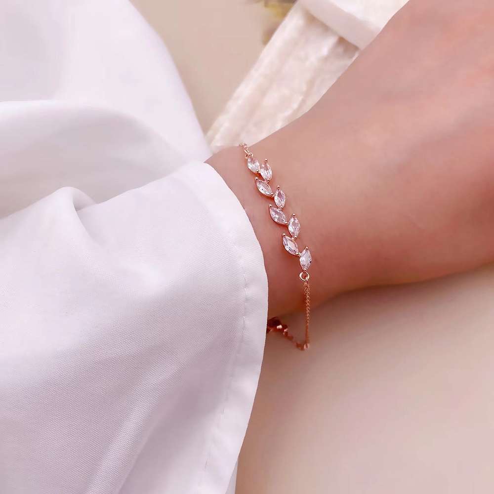 Leaves Bridal Bracelet Female Korean Ins Style Design Mori Style - Minihomy