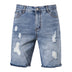 Men's Casual Washed Looped Pile Shorts - Minihomy