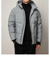 Men's Winter Warm Parka Jacket - Windproof, Short, Light Hooded Down - Minihomy