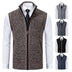 Men's Stand Collar Sweater Knitted Cardigan Coat - Minihomy