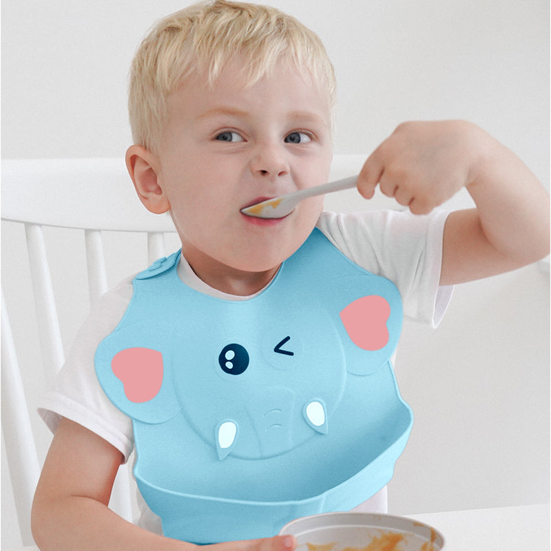 Baby silicone eating bib - Minihomy