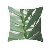 Peach Skin Fleece Pillowcase - Tropical Plant Home Decor