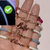 Personalized Colorful Rope Chain Custom Name Bracelet Personalized Adjustable Name Jewelry For Girls