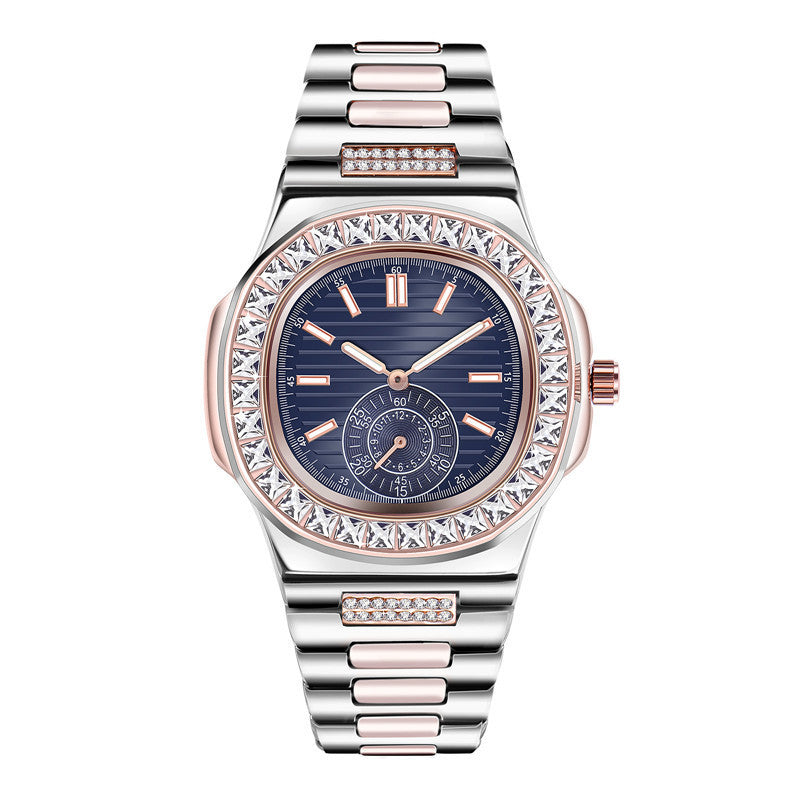 Mens Fashion Alloy  Luxury Brand Diamond Gifts Watches - Minihomy