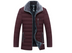 Men Lapel Short Padded Jacket Plus Velvet - Minihomy