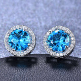 Female Cute Fashion Zircon Earrings Jewelry - Minihomy