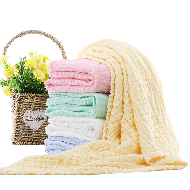 Plain Gauze Bath Towel - Minihomy