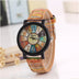 Casual Vintage Leather Women Quartz Wrist Watch Gift Clock - Minihomy