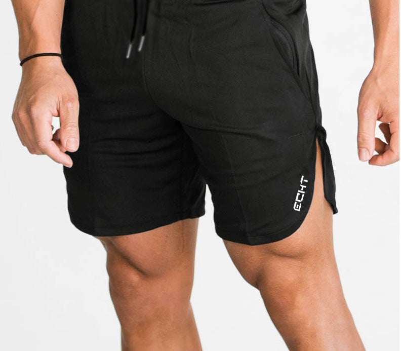 Men Fitness Gyms Loose Shorts Bodybuilding Joggers Summer Quick Dry Cool Short - Minihomy