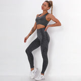 Seamless knitted yoga workout clothes