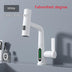 Intelligent Digital Display Faucet - 3-in-1 Swiveling Waterfall Kitchen Tap with LED Temperature Display - Minihomy