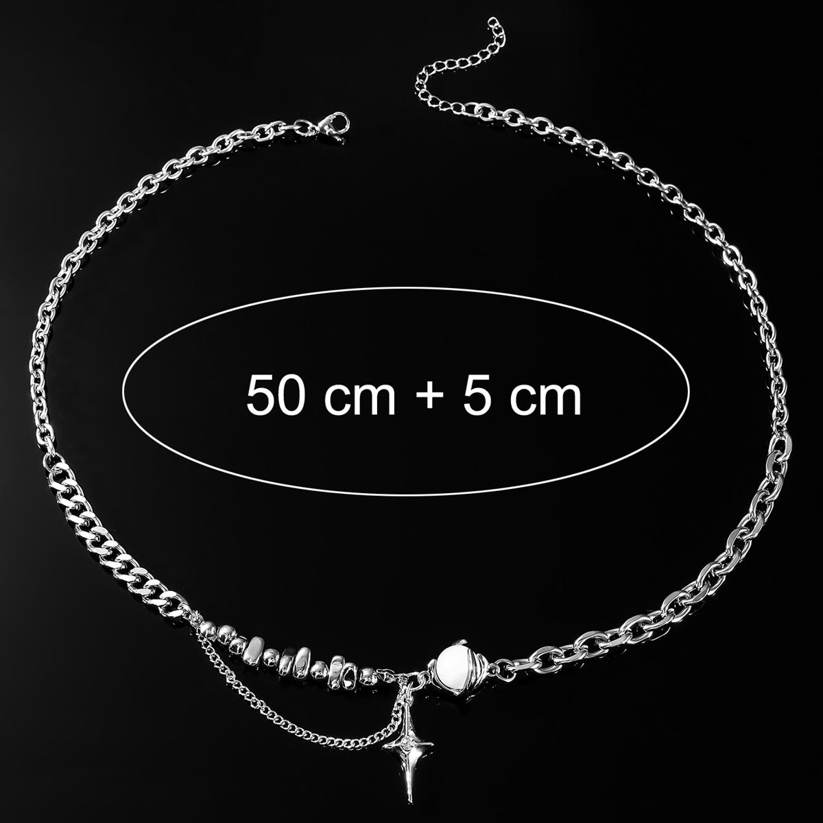 Men's And Women's Titanium Steel Stitching Cross Necklace - Minihomy