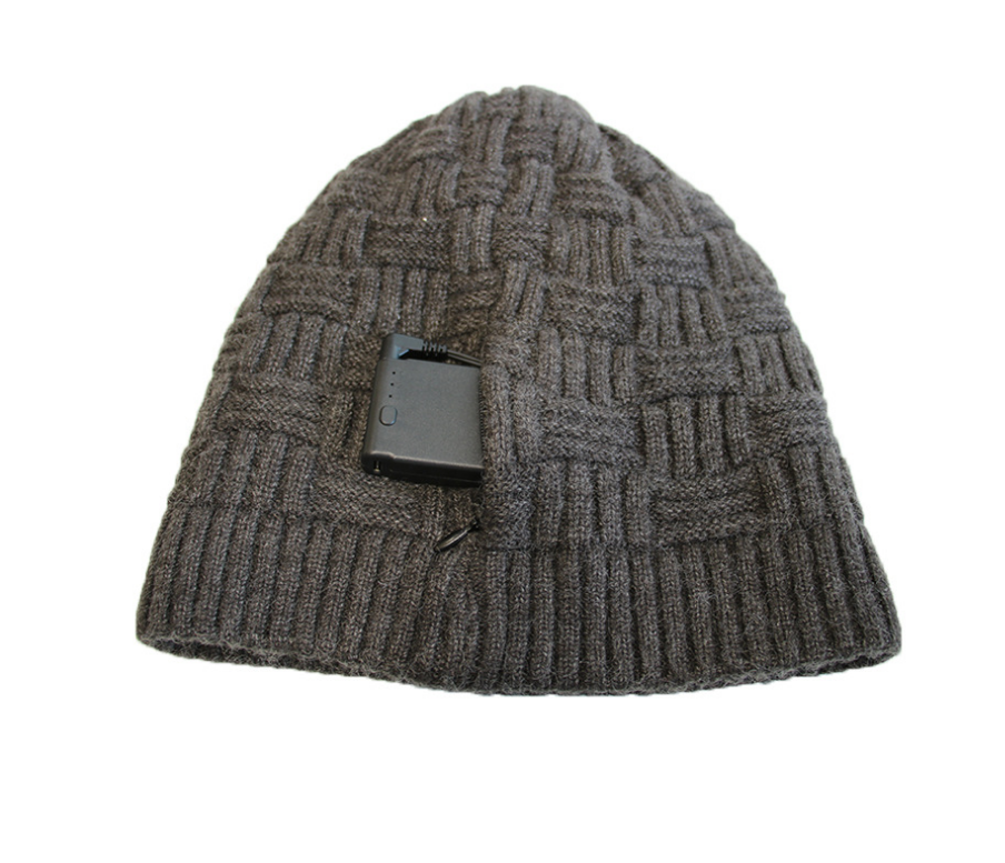 Conquer the Cold in Style with the Unisex USB Heated Fleece Hat - Minihomy