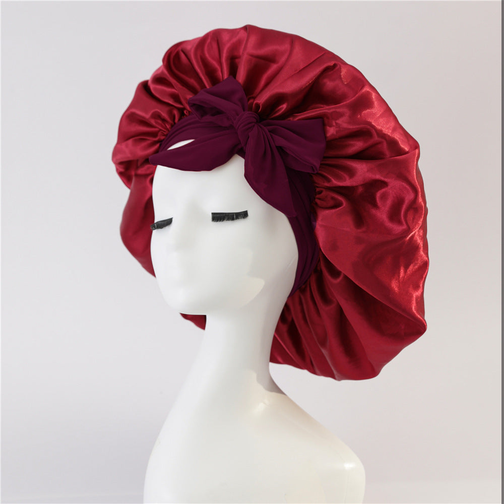 Satin Bonnet for Sleeping - Silk Bonnet for Curly Hair