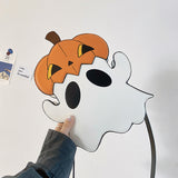 Halloween Shoulder Bags - Creative 3D Cartoon Pumpkin Ghost Design Cute Bags for Women - Minihomy