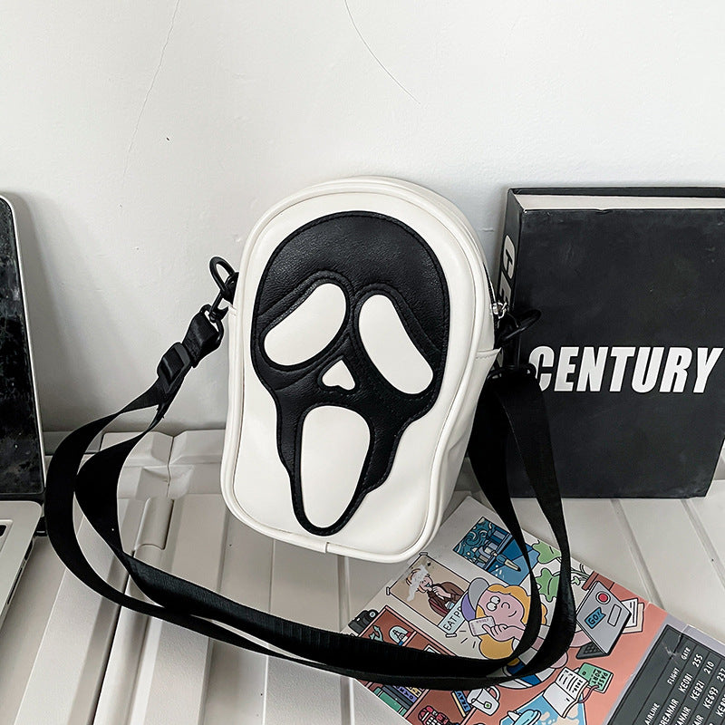 Halloween Funny Ghost Skull Crossbody Shoulder Bag - Minihomy