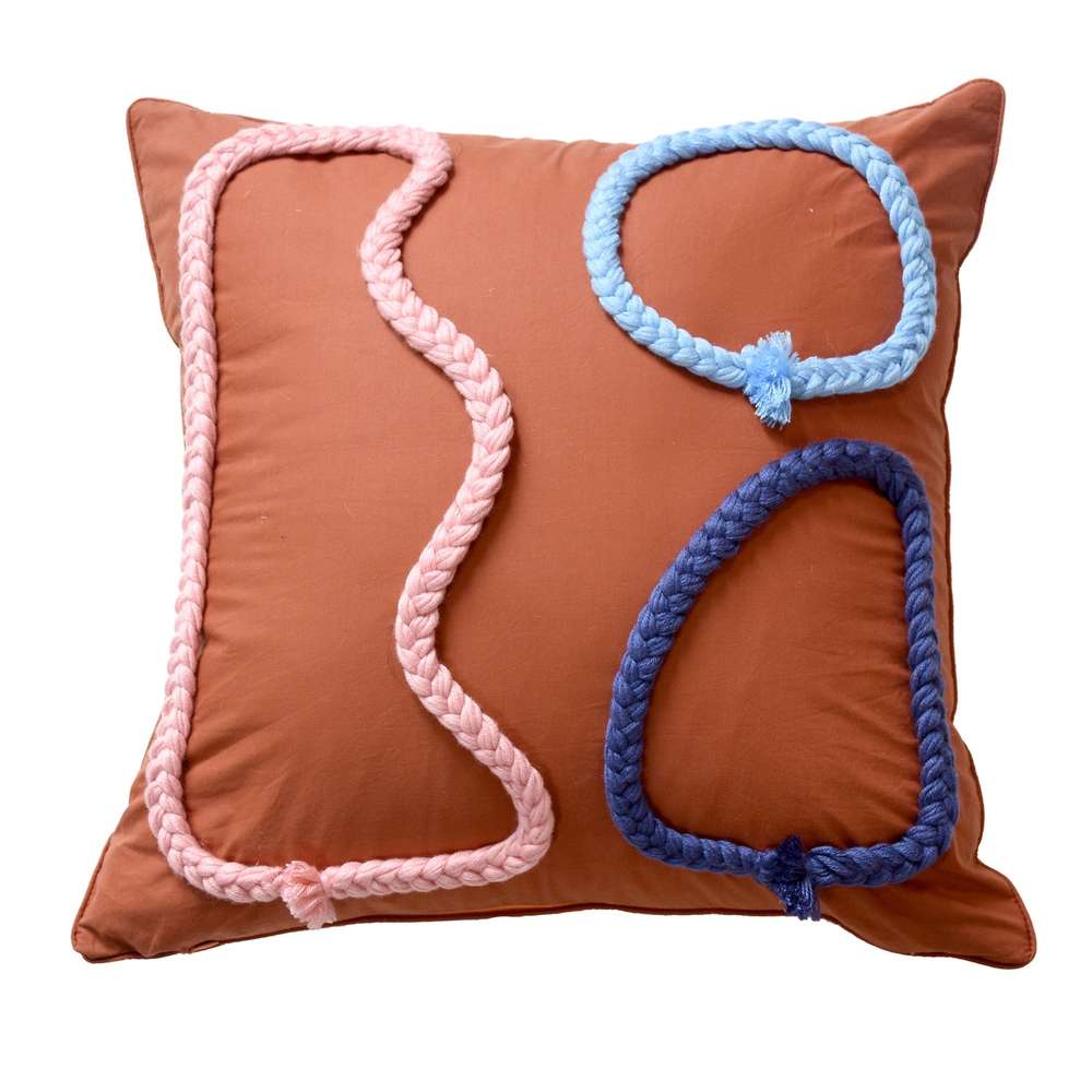 Hand-woven Pure Cotton Throw Pillow Case - Minihomy