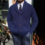 Thick Vintage Knitted Cardigan For Men Retro