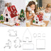 Christmas Cookie Mold Christmas Decorations For Make a  Cookie House - Minihomy