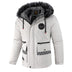 Men's Hair Collar Padded Thickened Cotton Coat Jacket: Stay Warm in Style - Minihomy