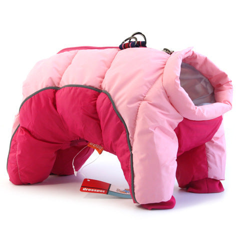 Pet Dog Winter Clothes Thick Warm Down Jacket Teddy Cotton Coat - Minihomy