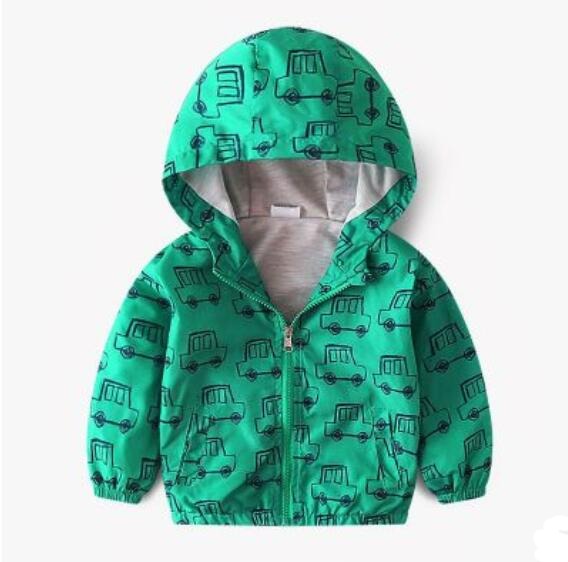 Boy jacket casual hooded jacket - Minihomy