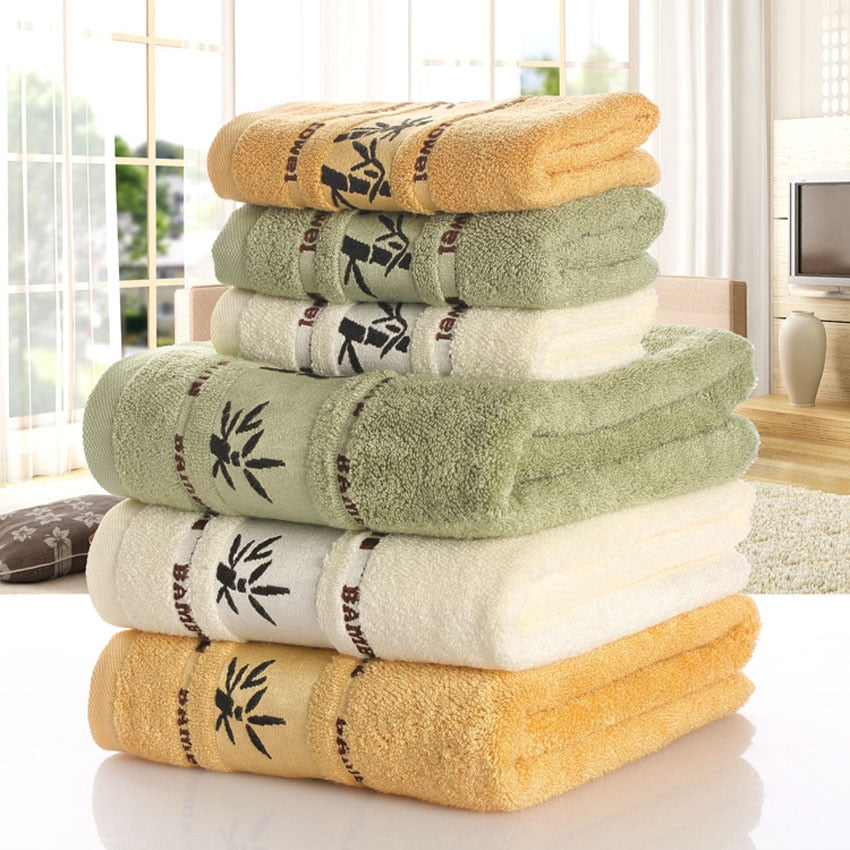 Bamboo Charcoal Fiber Bath Towel - Minihomy