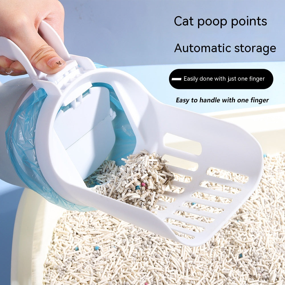 Upgrade Widen Cat Litter Shovel Scoop with Refill Bags