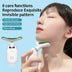 Neck Face Beauty Device Colorful LED Photon Therapy Skin Tighten Reduce Double Chin Anti Wrinkle Remove Lifting Massager - Minihomy