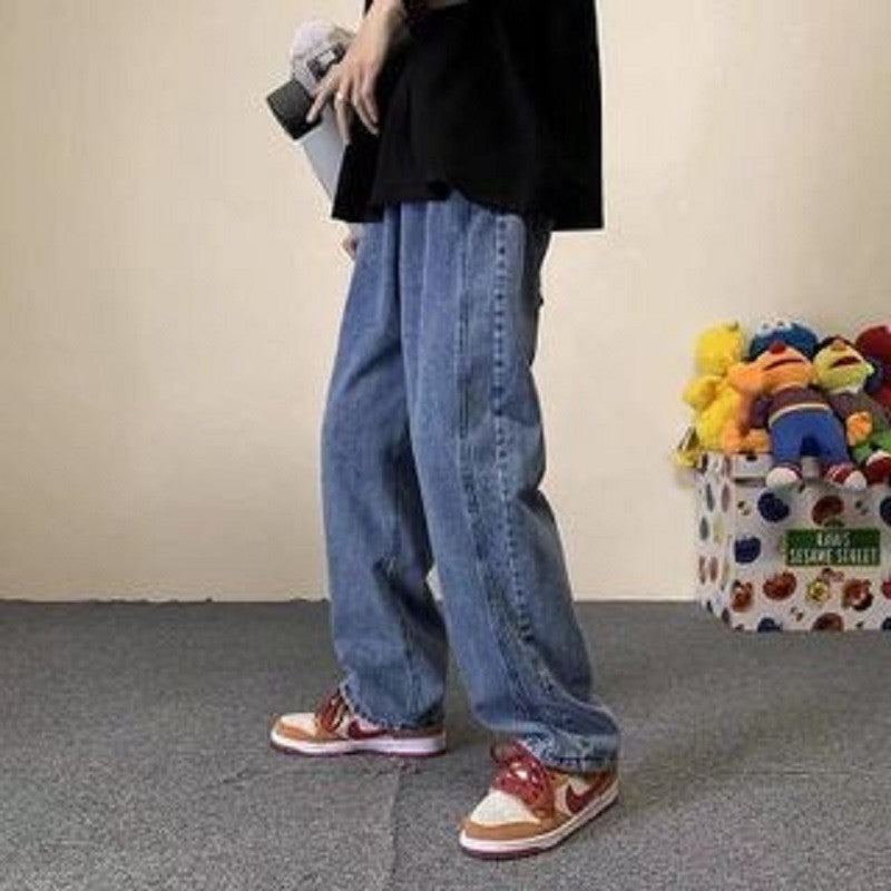 Men's Casual Vintage Straight Jeans - Minihomy