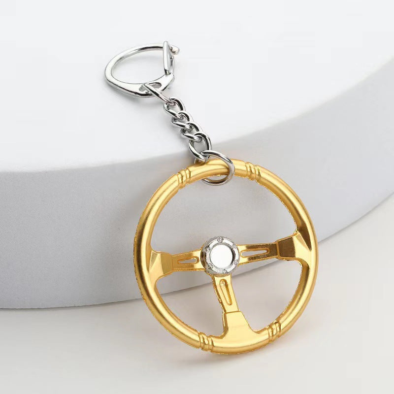 Racing Steering Wheel Cool Modification Car Key Ring: Elevate Your Style on the Road