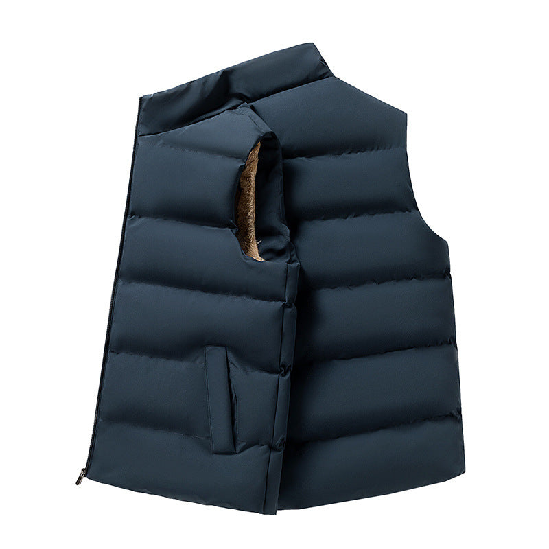 Lambswool Men's Down Cotton Vest Clip Outerwear - Minihomy