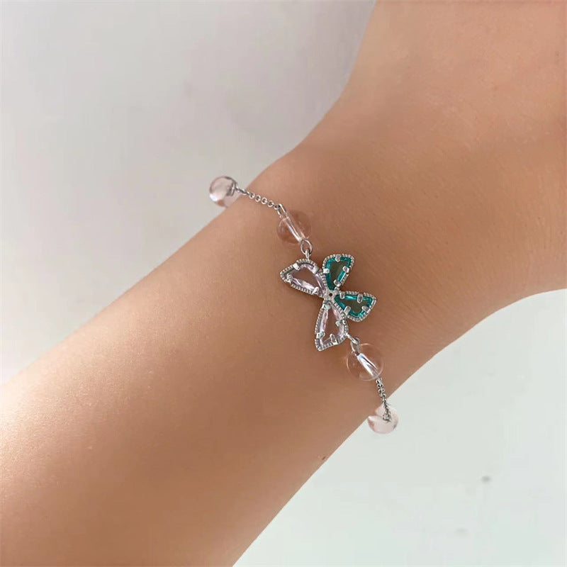 Sterling Silver Handmade Butterfly Bracelet