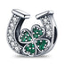 Lucky U-shaped Horseshoe Clover Wishing Tree Pendant - Minihomy