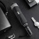 LED Flashlight Folding Umbrella - Rain & Sunshine Protection - Minihomy