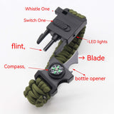 Outdoor Multifunctional Paracord Bracelet Lighting Lamp - Minihomy