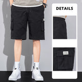 Casual Drawstring Cargo Shorts With Multi Pocket Summer Outdoor Men's Beach Pants: Your Essential Summer Companion - Minihomy